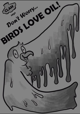 satirical poster